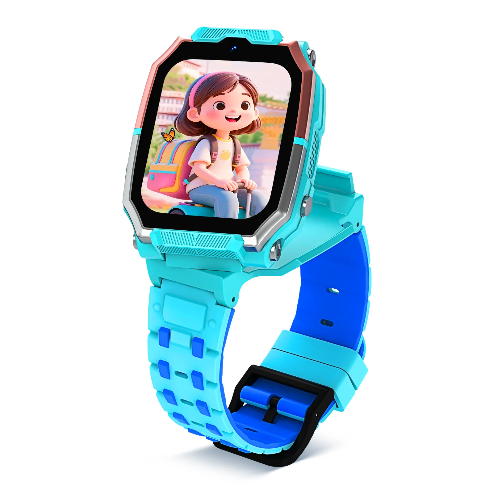 Ceas Smartwatch Copii iQuality Keedz 4G GPS - Albastru
