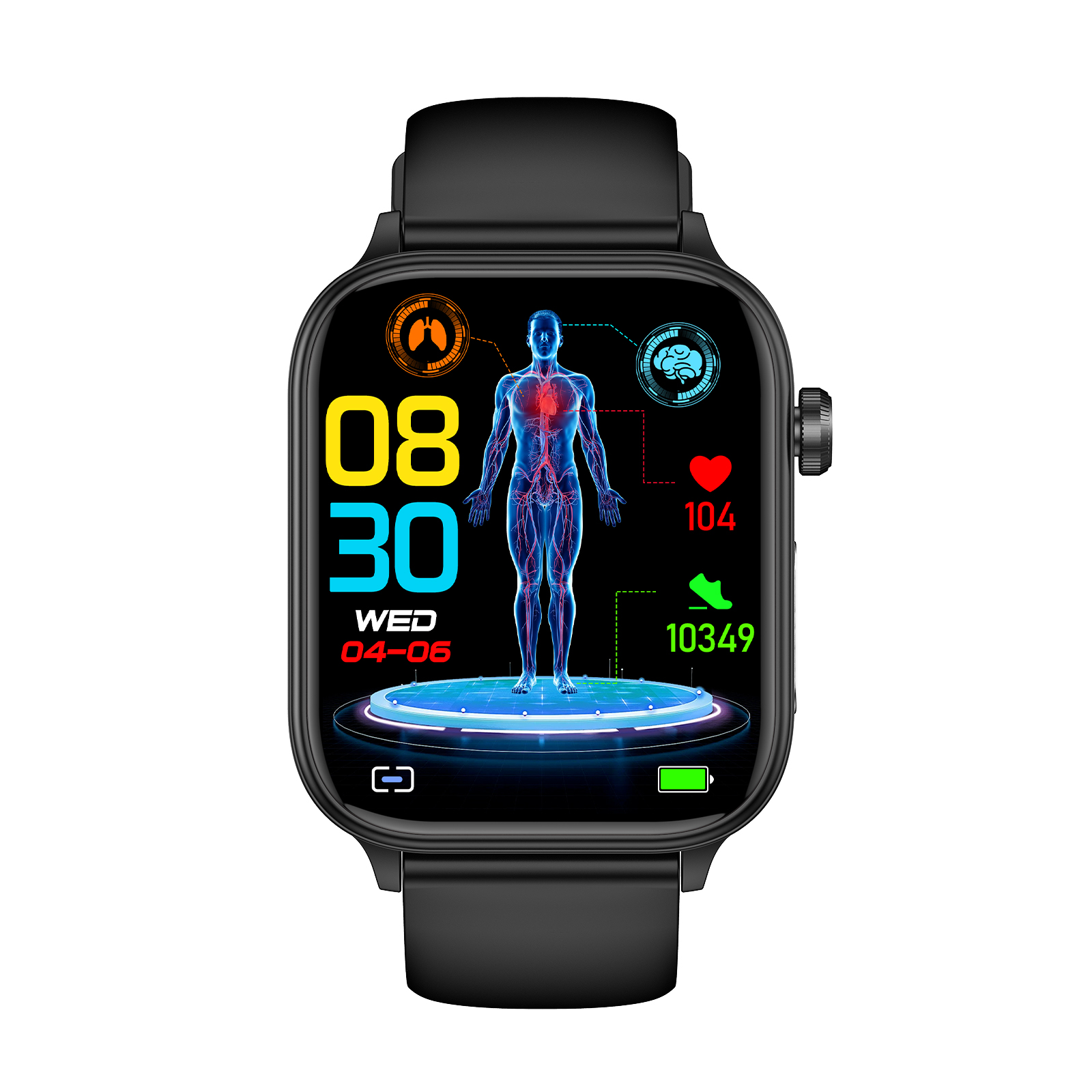 Smartwatch iQuality StarGT AMOLED 1.43" cu Apel Bluetooth 5.2, Puls, SpO2, Termometru, IP68, 7 Zile Baterie, Curea Silicon
