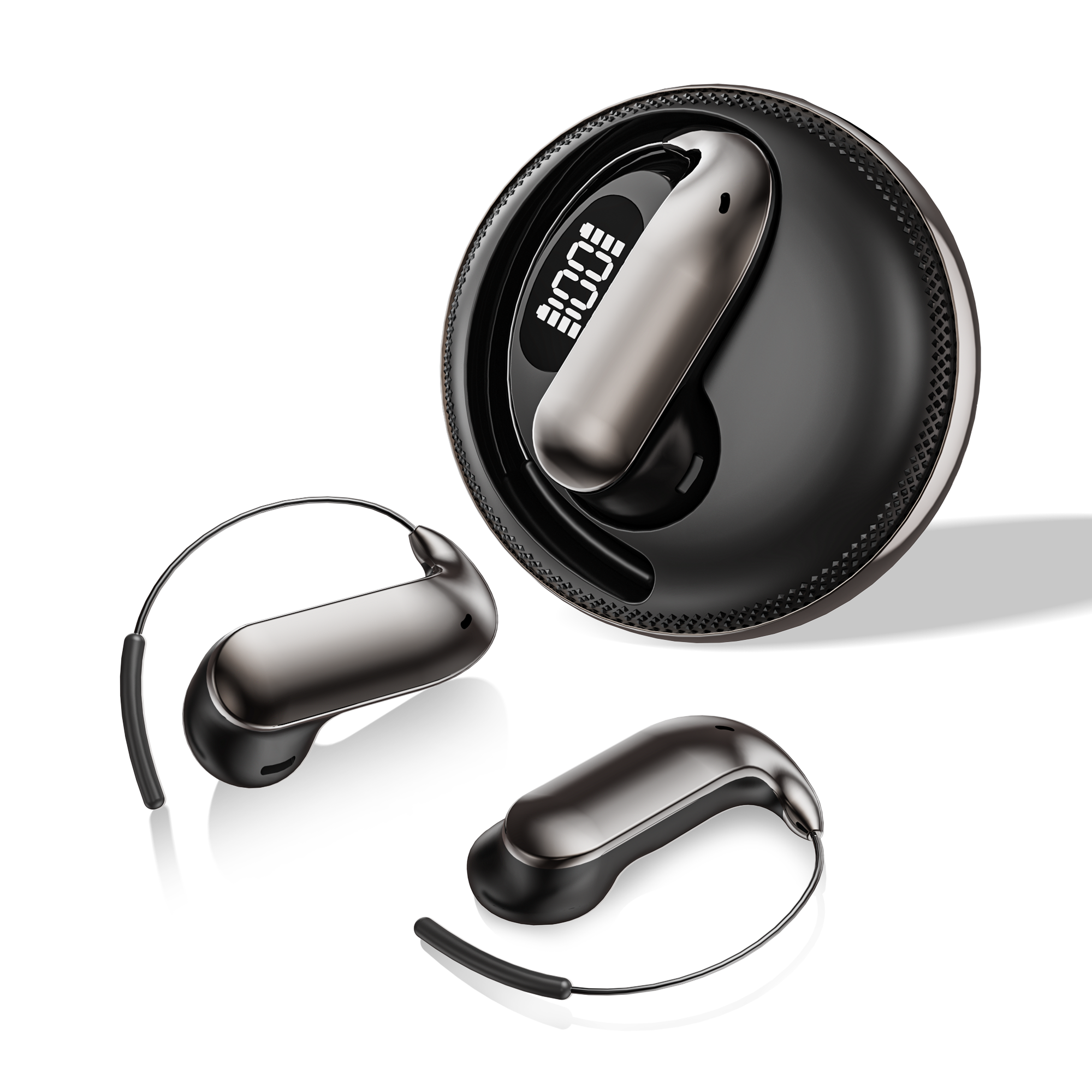 Casti Bluetooth iQuality® X5 cu Traducere Vocala in Timp Real, 144 Limbi, 5 Moduri Traducere, Bluetooth 5.3, ENC, IPX4
