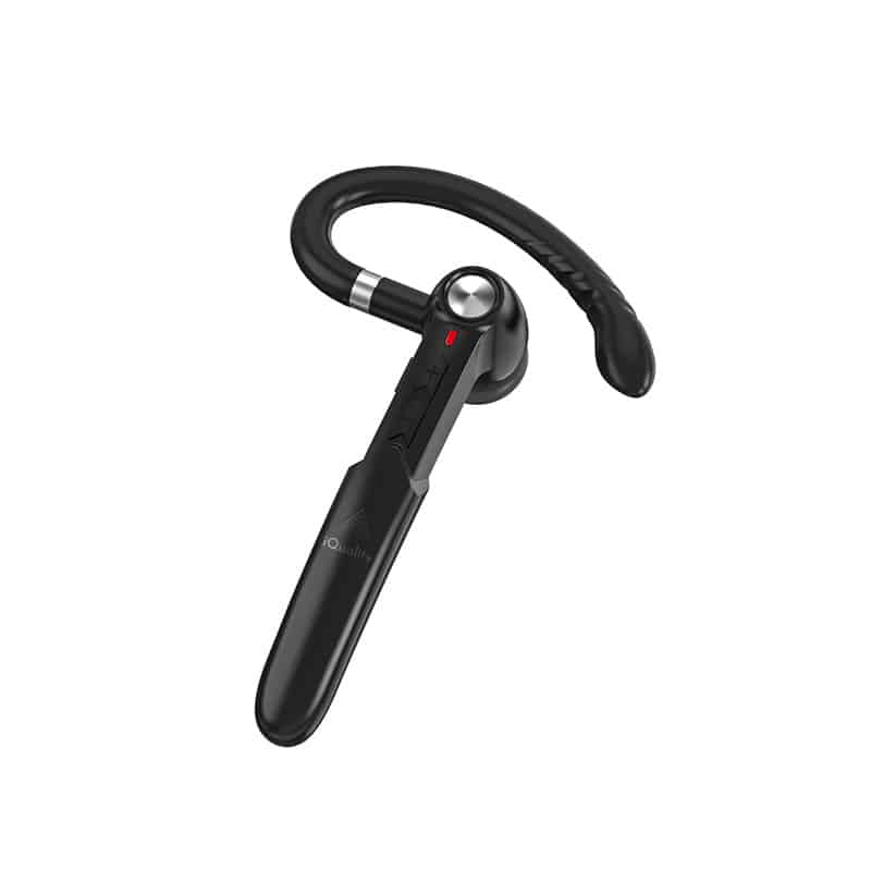 Casca Bluetooth Wireless Profesionala iQuality®, 12h Autonomie, Handsfree, IPX3, Control Tactil, Activare Vocala, Negru