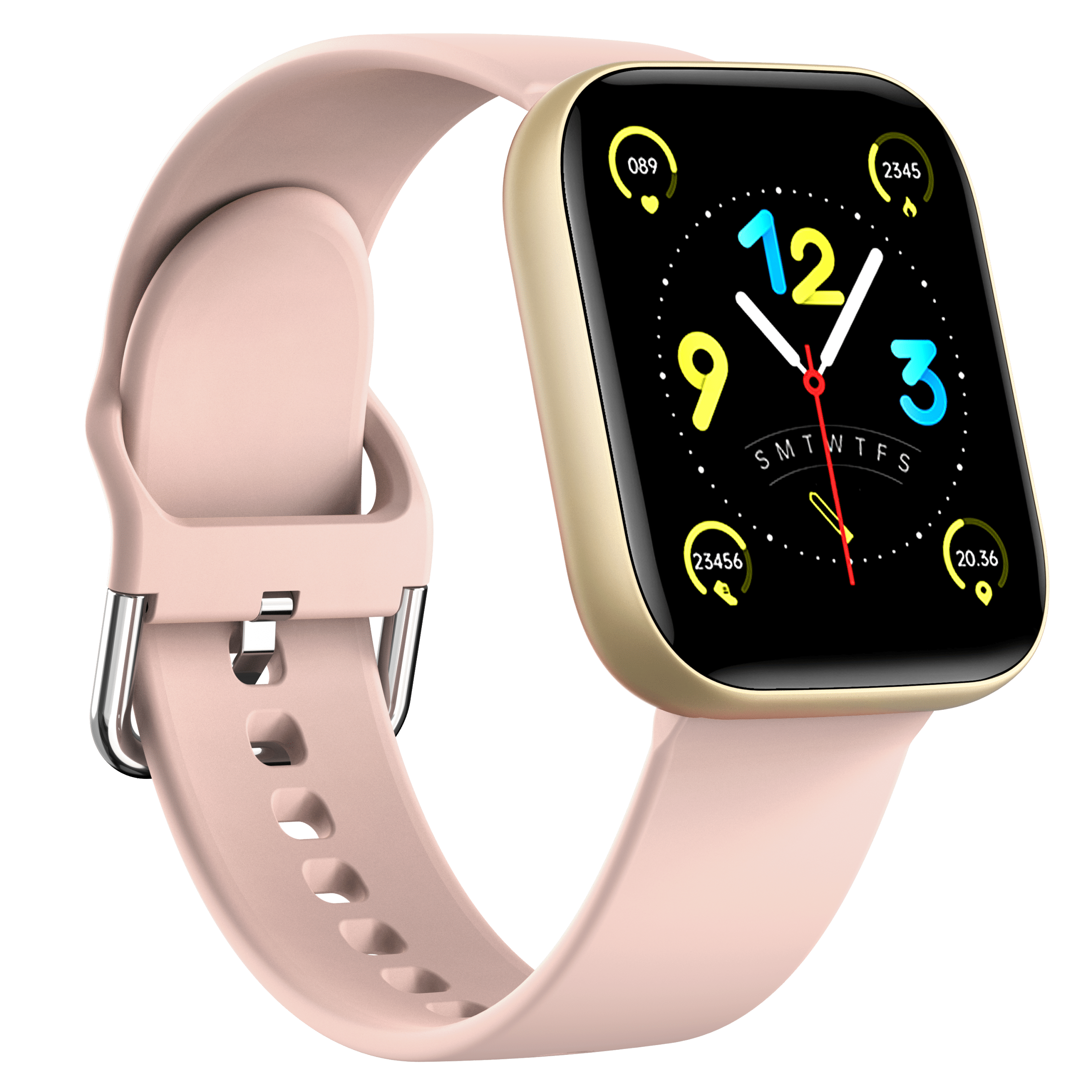 Ceas Smartwatch Chronova PRO Roz Sakura in romana, Telefon s