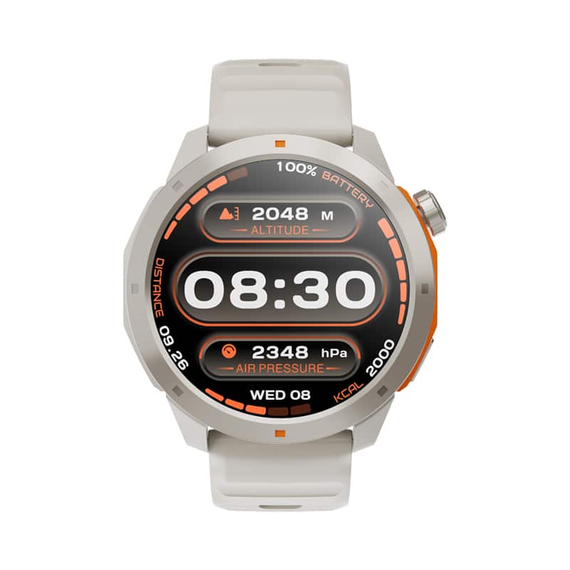 Ceas Smartwatch iQuality® MG One Rezistent la Apa 3ATM cu GPS și Display AMOLED.