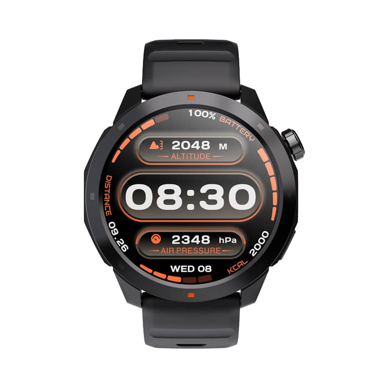 Ceas Smartwatch iQuality® MG One Rezistent la Apa 3ATM cu GPS și Display AMOLED.