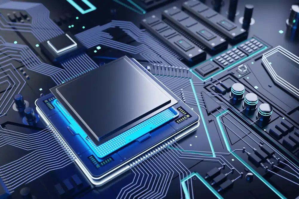 16GB memorie. O imagine a unei plăci de circuit pentru ceas inteligent cu un cip pe ea.